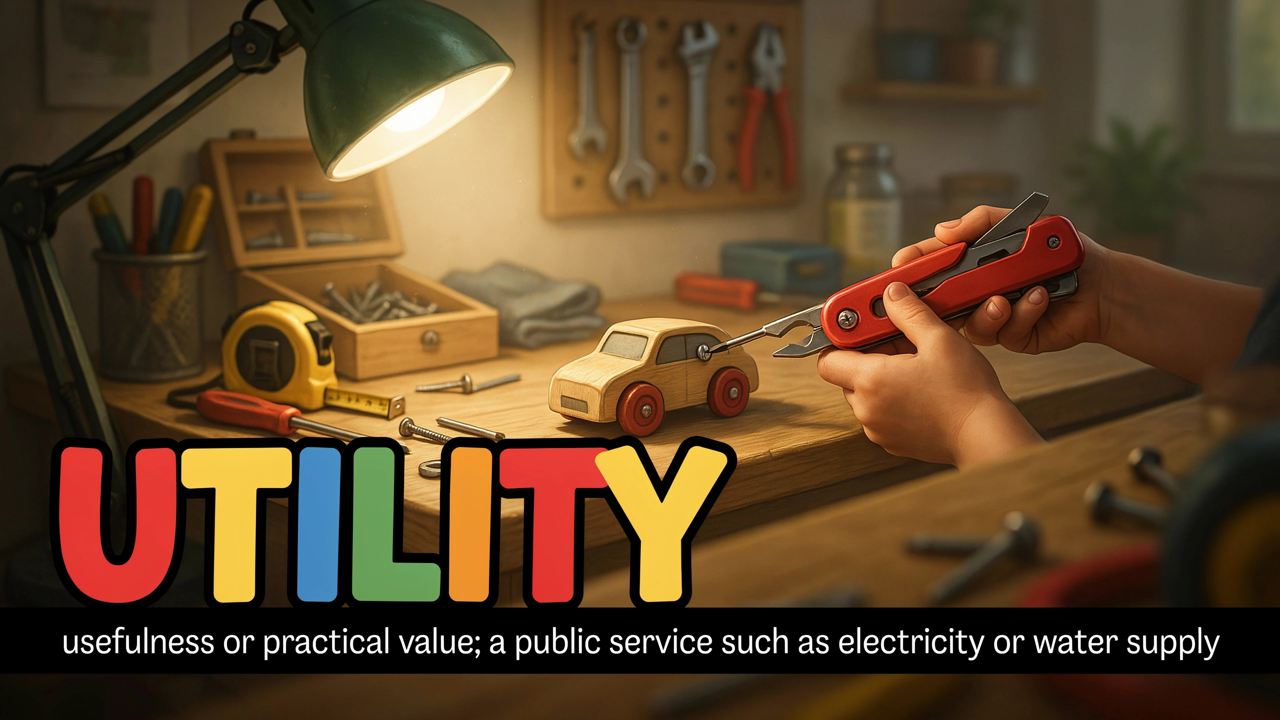 English Illustration for utility